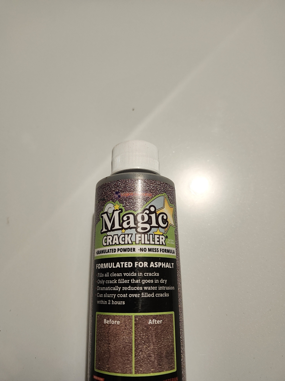 Magic Crack Filler Bottle Asphalt Color Brand New Bottle